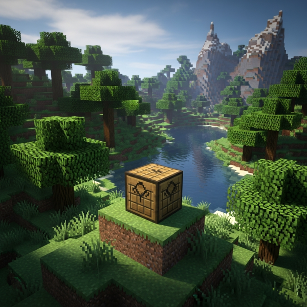 Illustration immersive du sujet : crear servidor Minecraft supervivencia