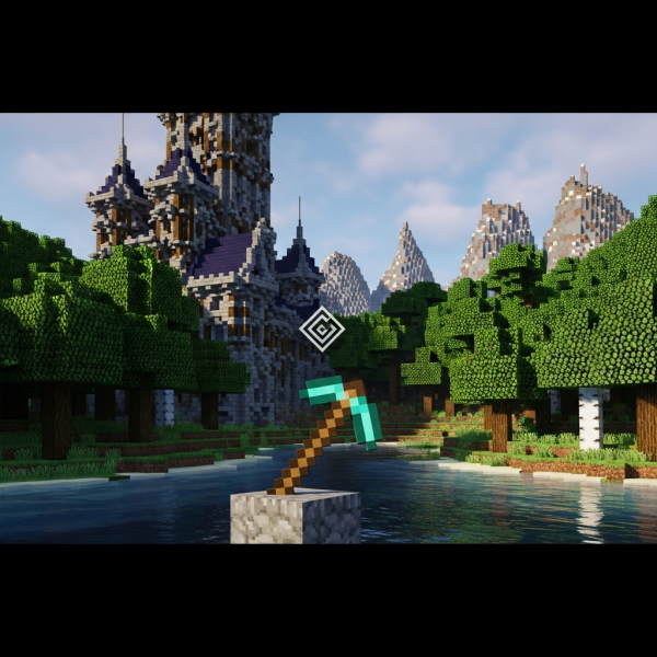 Illustration immersive du sujet : servidor Minecraft moddado